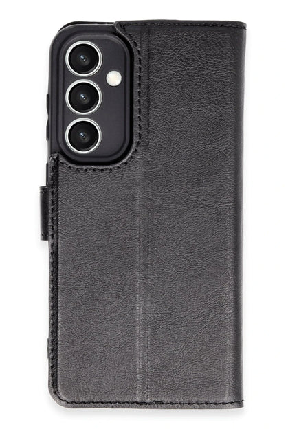 Newface Samsung Galaxy S23 FE Kılıf Trend S Plus Kapaklı Kılıf - Siyah