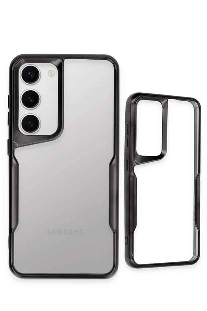 Newface Samsung Galaxy S23 Kılıf Boyi Silikon Kapak - Siyah