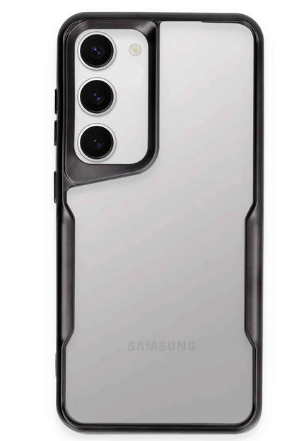Newface Samsung Galaxy S23 Kılıf Boyi Silikon Kapak - Siyah