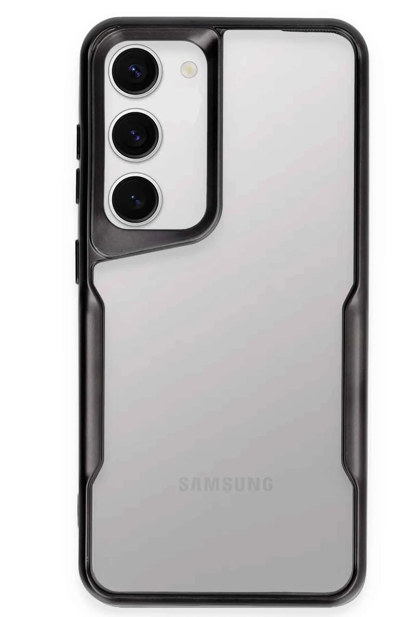 Newface Samsung Galaxy S23 Kılıf Boyi Silikon Kapak - Siyah
