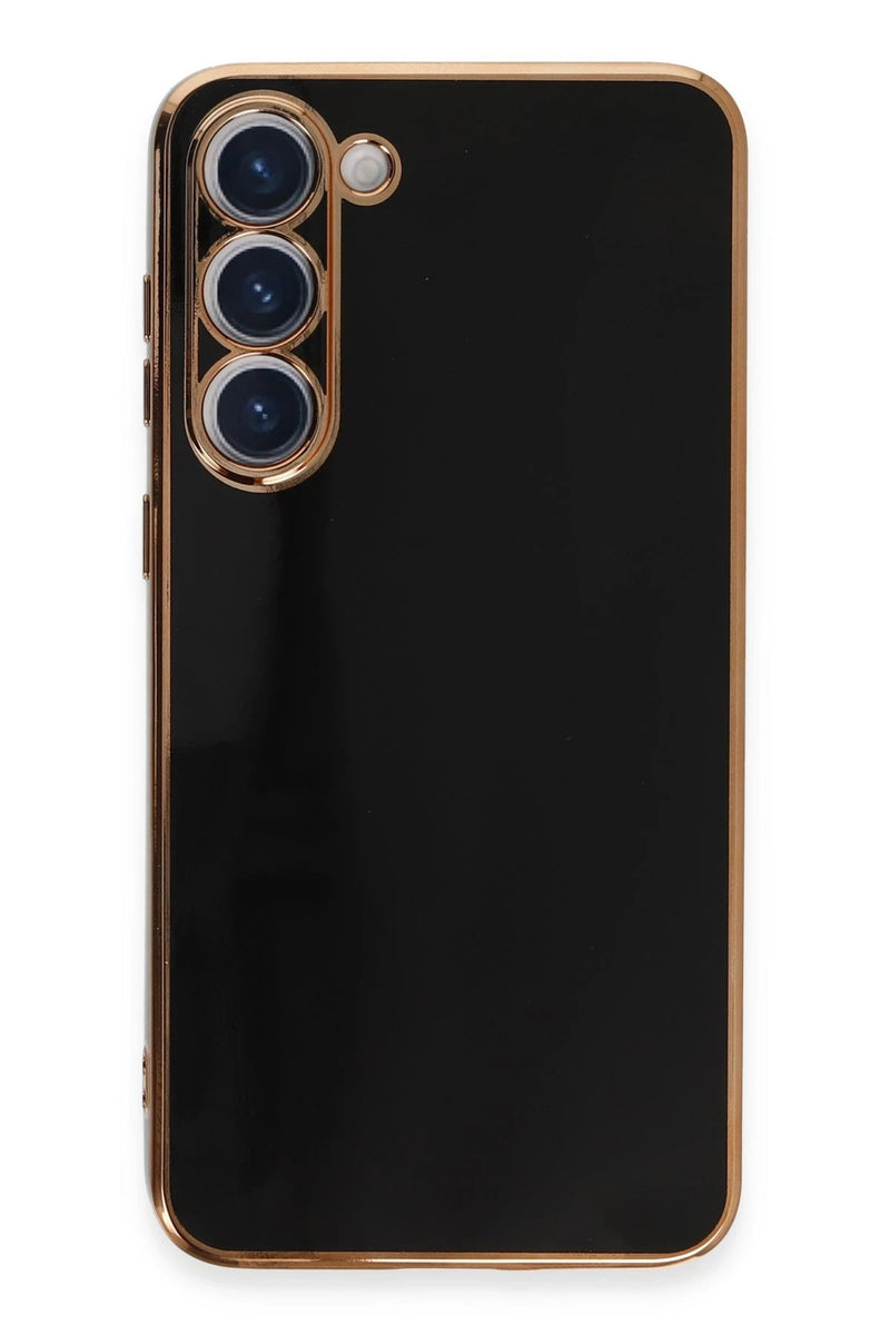 Newface Samsung Galaxy S23 Kılıf Volet Silikon - Siyah