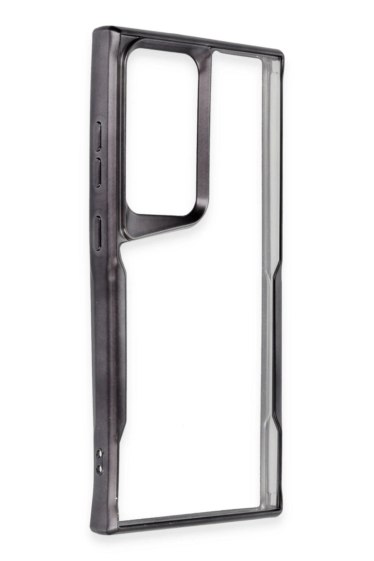 Newface Samsung Galaxy S23 Ultra Kılıf Boyi Silikon Kapak - Siyah