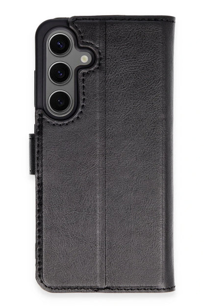 Newface Samsung Galaxy S24 Kılıf Trend S Plus Kapaklı Kılıf - Siyah