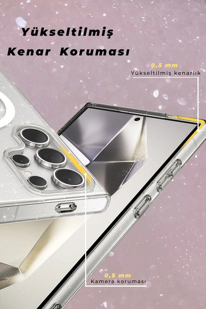 Joko Samsung Galaxy S24 Ultra Kılıf Star Magsafe Kapak - Siyah