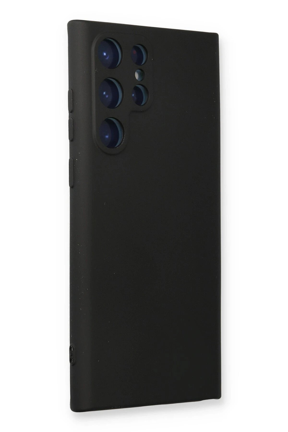 Newface Samsung Galaxy S24 Ultra Kılıf Nano içi Kadife Silikon - Siyah