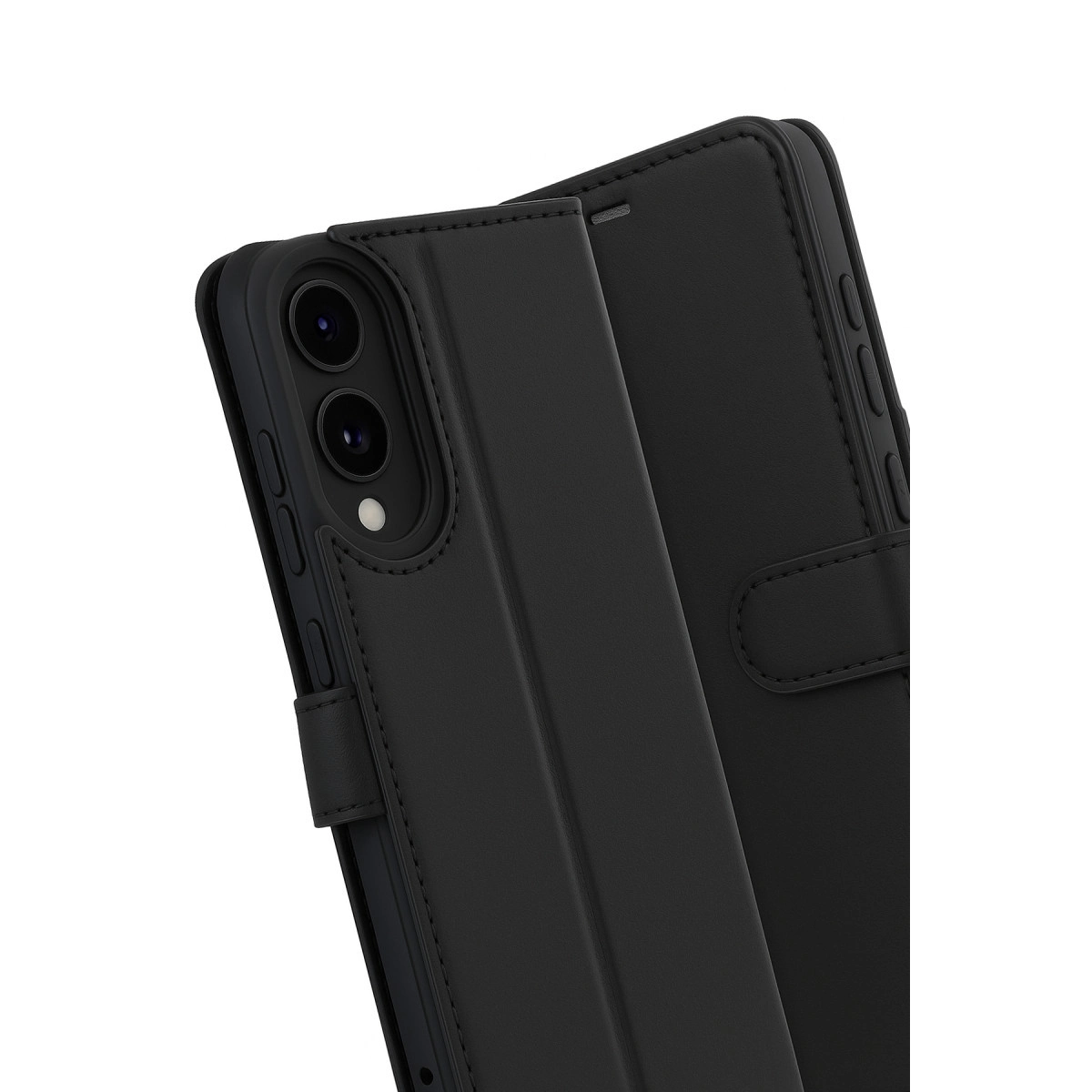 Samsung Galaxy S25 Edge Trend S Plus Kapaklı Kılıf - Siyah