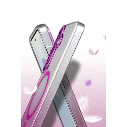 Samsung Galaxy S25 Glossy Magsafe Kapak - Mavi