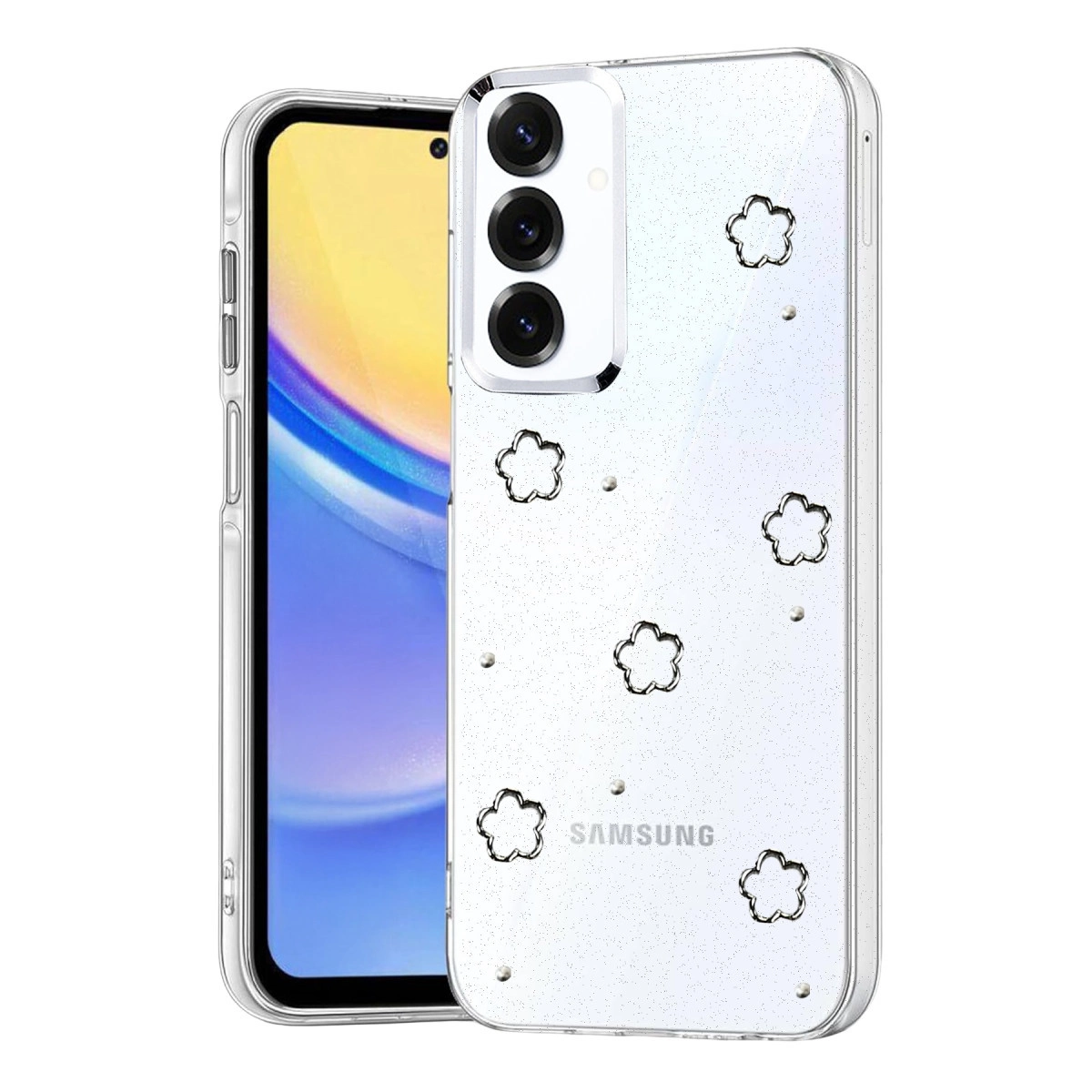 Samsung Galaxy S25 Plus Fiyonk Desenli Kapak - Desen 2