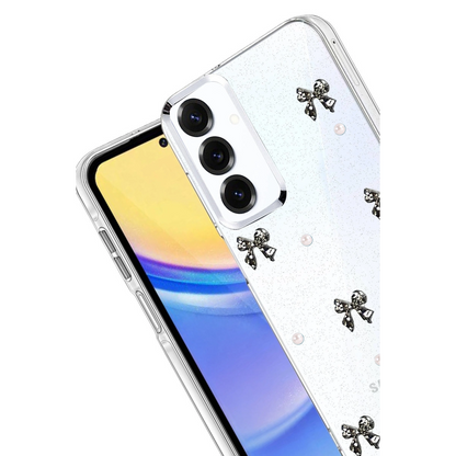 Samsung Galaxy S25 Plus Fiyonk Desenli Kapak - Desen 8