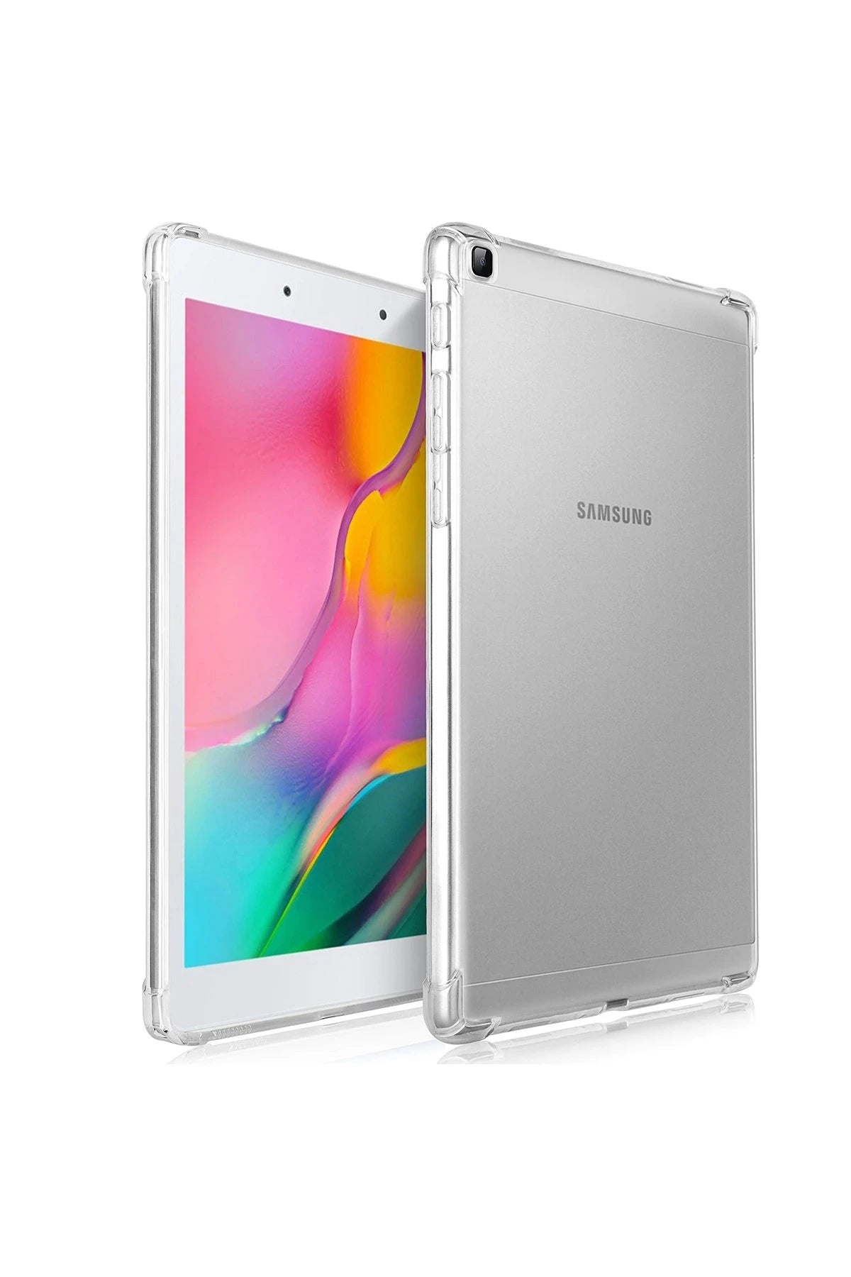 Newface Samsung Galaxy T290 Tab A 8 Kılıf Anti Shock Tablet Silikon - Şeffaf