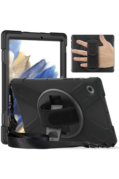 Newface Samsung Galaxy X200 Tab A8 10.5 Kılıf Amazing Tablet Kapak - Siyah