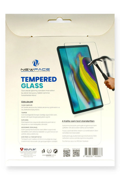 Newface Samsung Galaxy X810 Tab S9 Plus 12.4 Tablet Cam Ekran Koruyucu