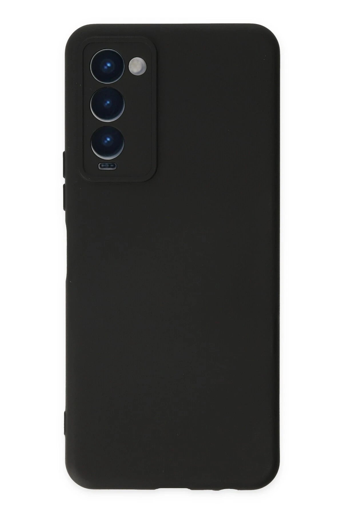Newface Tecno Camon 18 Kılıf Nano içi Kadife Silikon - Siyah