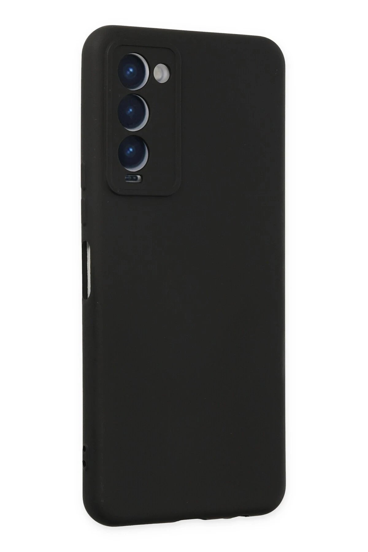 Newface Tecno Camon 18 Kılıf Nano içi Kadife Silikon - Siyah
