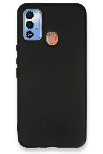 Newface Tecno Spark 7T Kılıf First Silikon - Siyah
