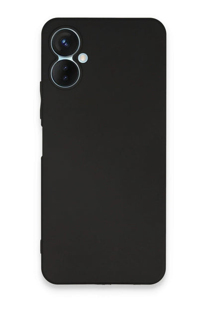 Newface Tecno Spark 9 Pro Kılıf First Silikon - Siyah