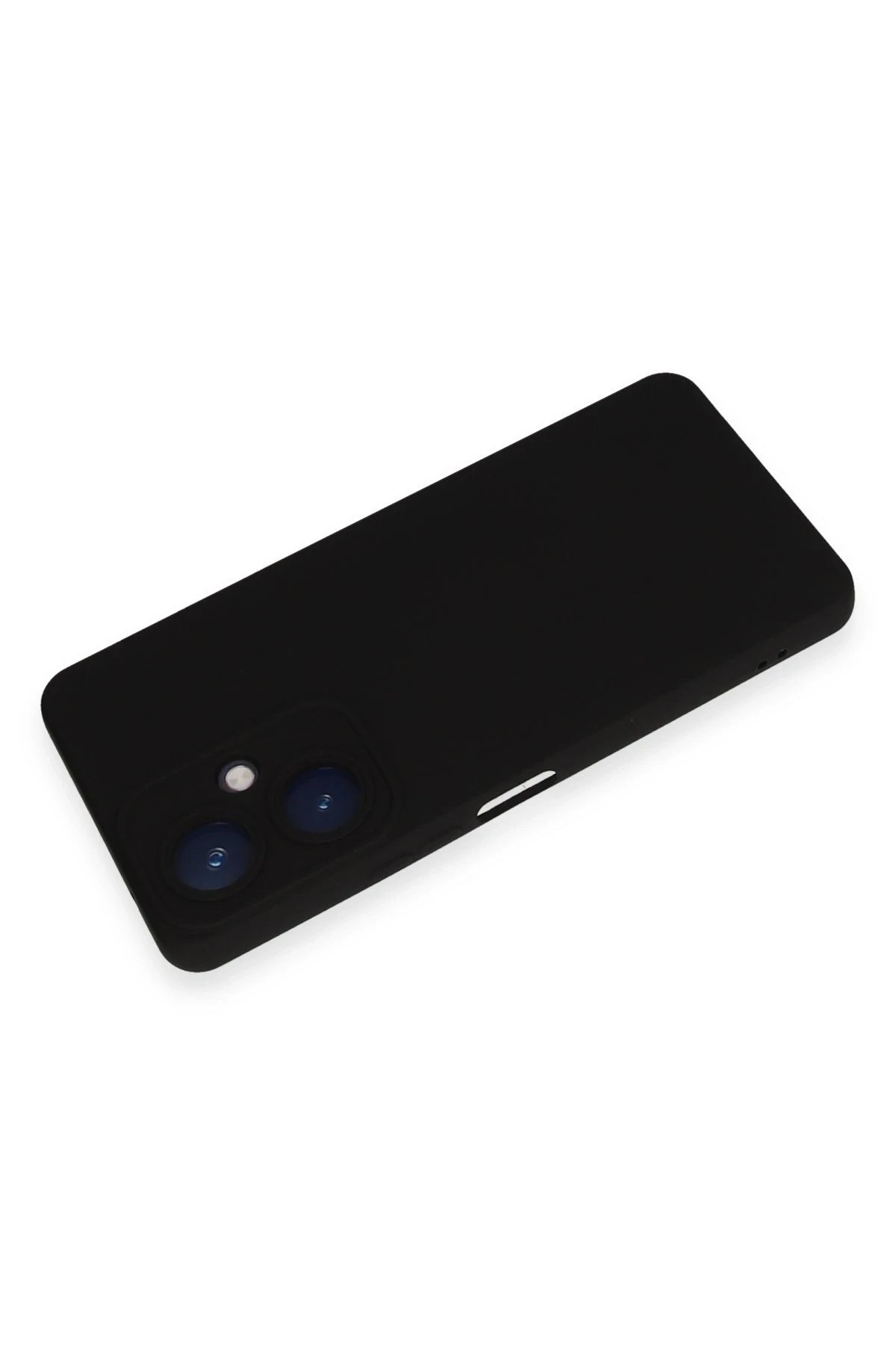 Newface Vivo Y27 Kılıf Nano içi Kadife Silikon - Siyah