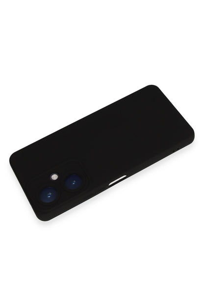 Newface Vivo Y27 Kılıf Nano içi Kadife Silikon - Siyah