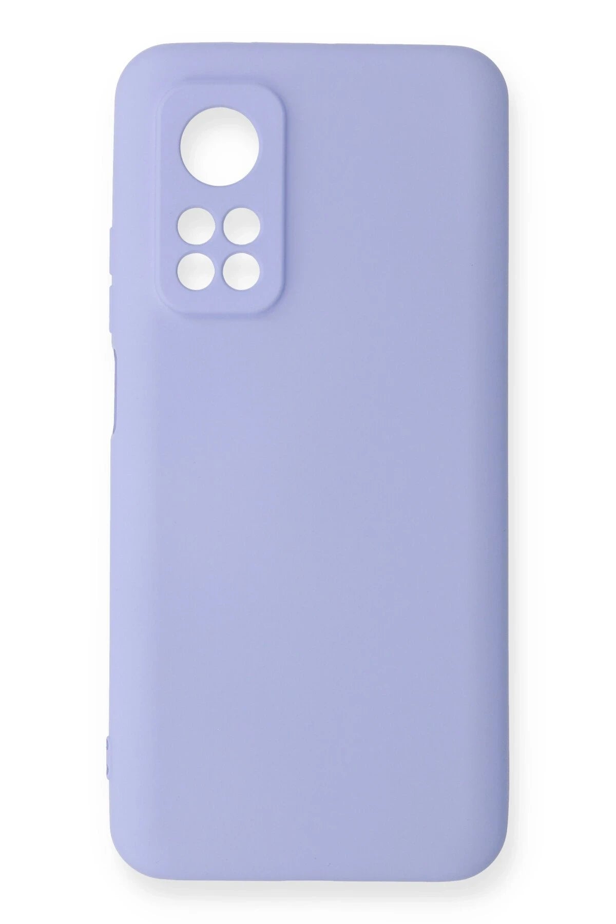 Newface Xiaomi Mi 10T Kılıf Nano içi Kadife Silikon - Lila