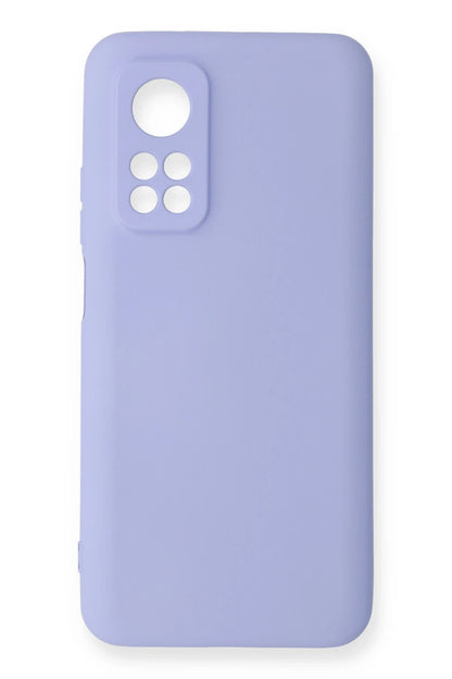 Newface Xiaomi Mi 10T Kılıf Nano içi Kadife Silikon - Lila