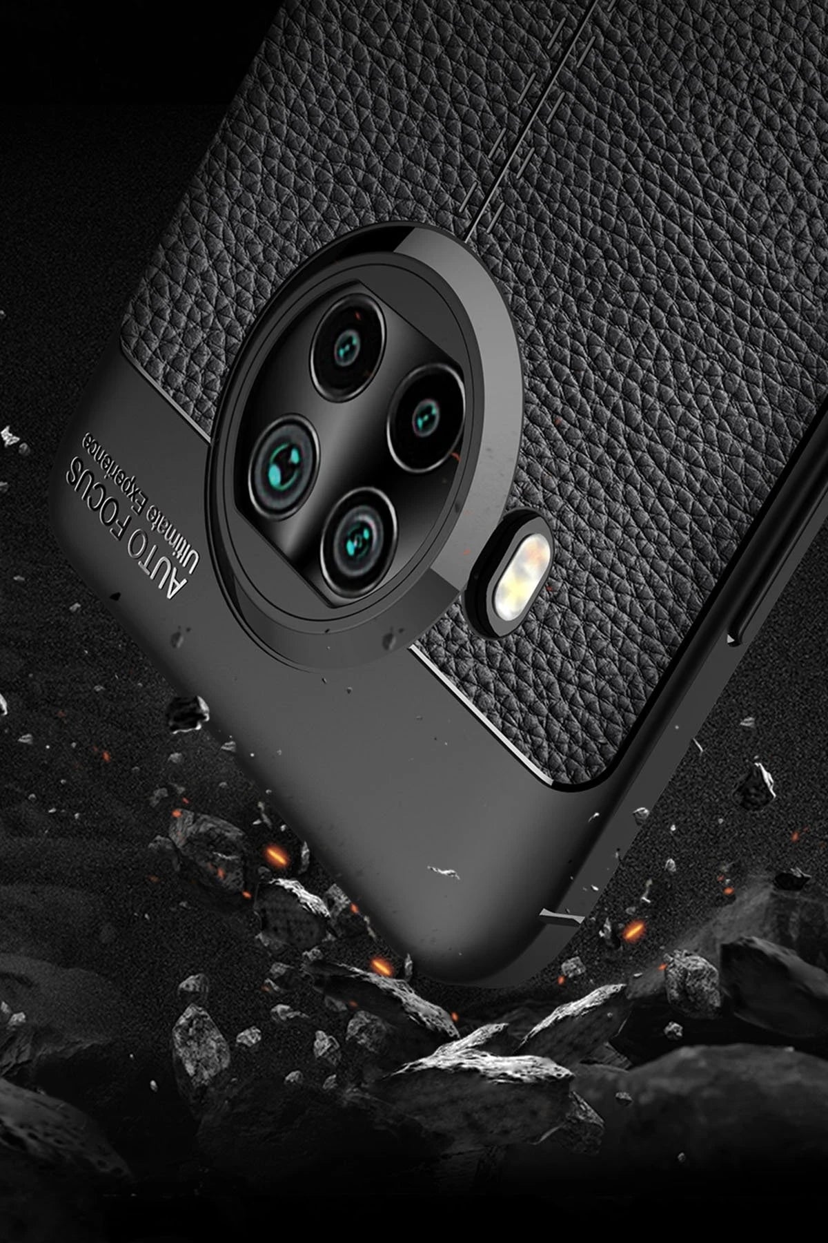 Newface Xiaomi Mi 10T Lite Kılıf Auto Focus Kapak - Siyah