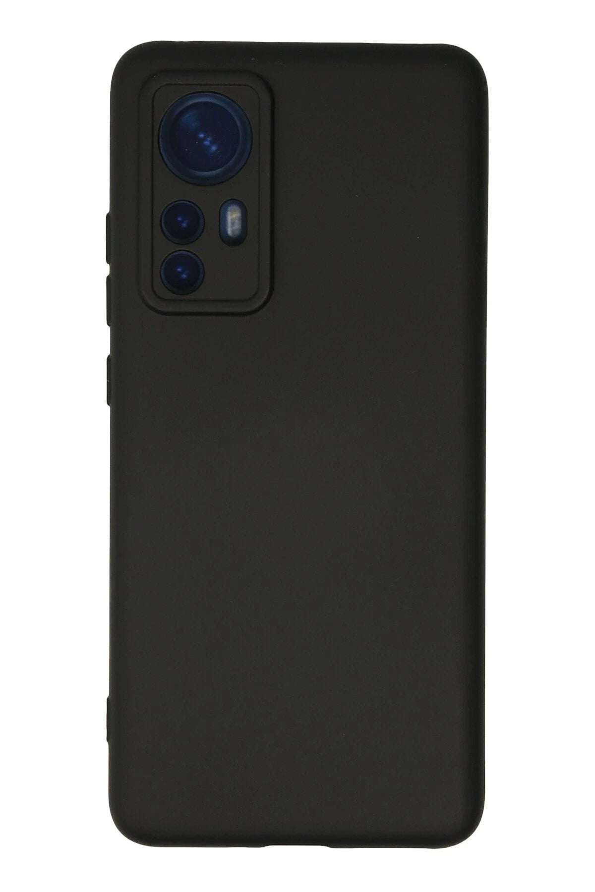 Newface Xiaomi Mi 12 Kılıf Nano içi Kadife Silikon - Siyah