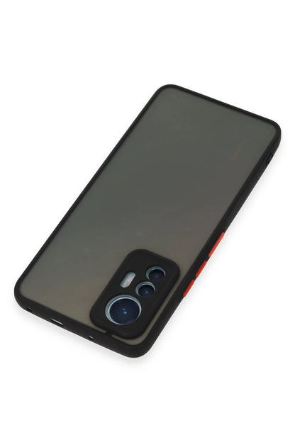 Newface Xiaomi Mi 12 Lite Kılıf Montreal Silikon Kapak - Siyah