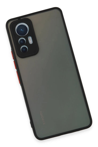 Newface Xiaomi Mi 12 Lite Kılıf Montreal Silikon Kapak - Siyah