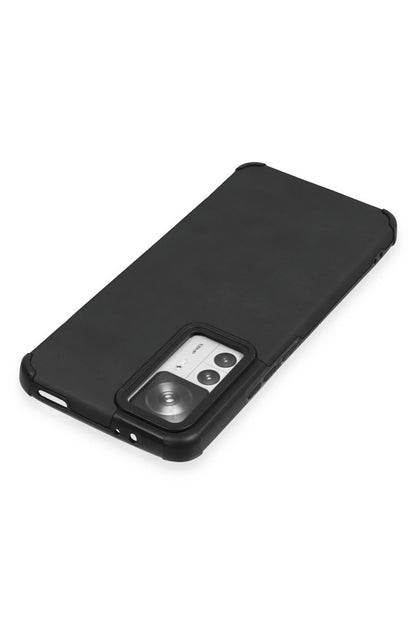 Newface Xiaomi Mi 12T Kılıf Loop Deri Silikon - Siyah