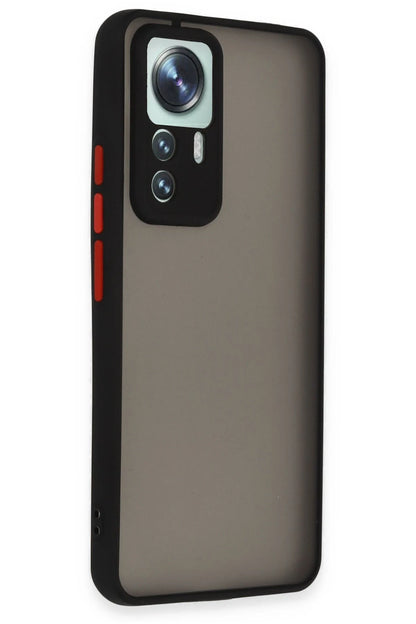 Newface Xiaomi Mi 12T Pro Kılıf Montreal Silikon Kapak - Siyah