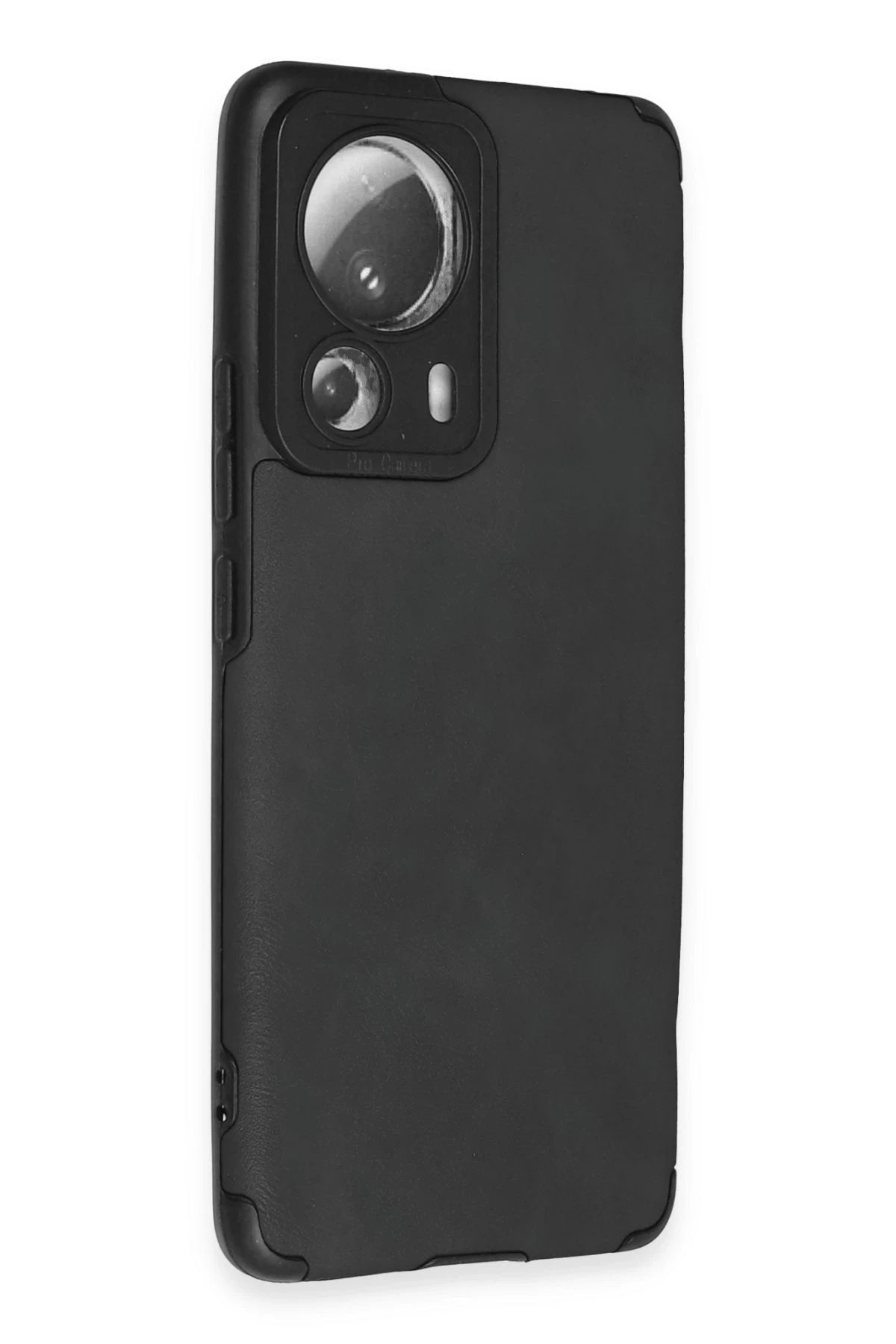 Newface Xiaomi Mi 13 Lite Kılıf Loop Deri Silikon - Siyah