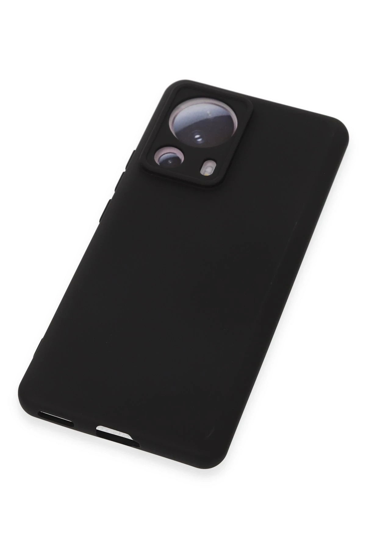 Newface Xiaomi Mi 13 Lite Kılıf Nano içi Kadife Silikon - Siyah