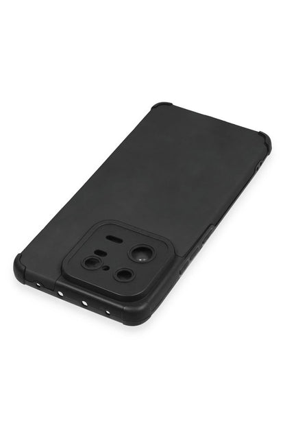 Newface Xiaomi Mi 13 Pro Kılıf Loop Deri Silikon - Siyah