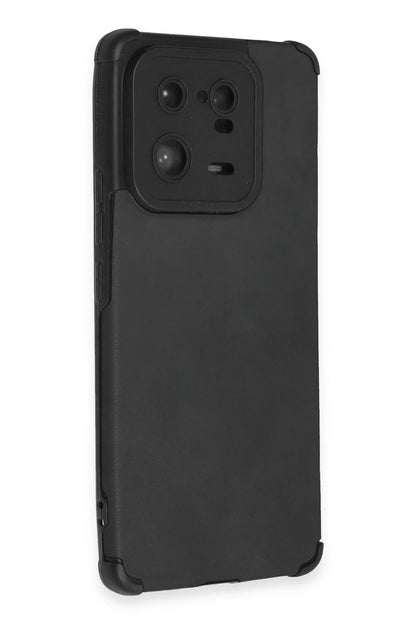 Newface Xiaomi Mi 13 Pro Kılıf Loop Deri Silikon - Siyah