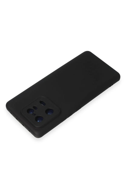 Newface Xiaomi Mi 13 Pro Kılıf Nano içi Kadife Silikon - Siyah