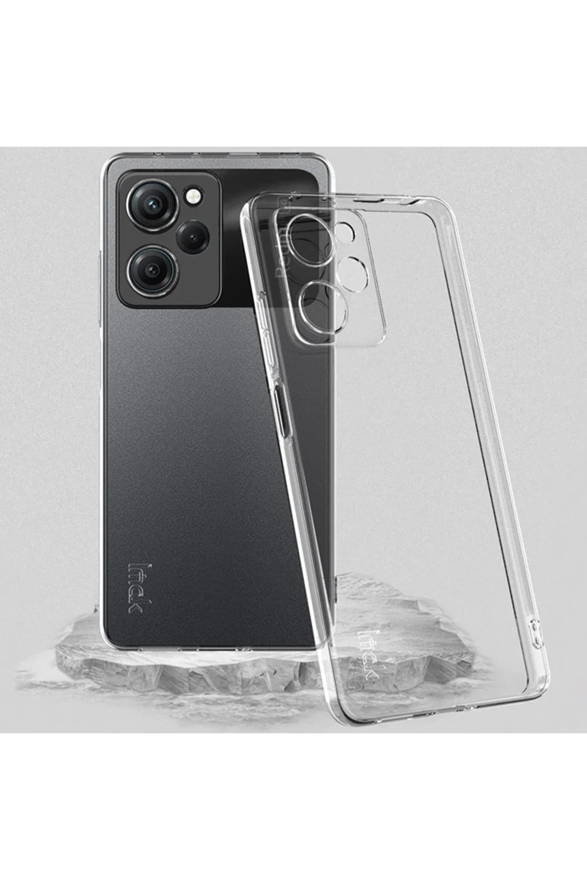 Newface Xiaomi Poco X5 Pro 5G Kılıf Lüx Şeffaf Silikon