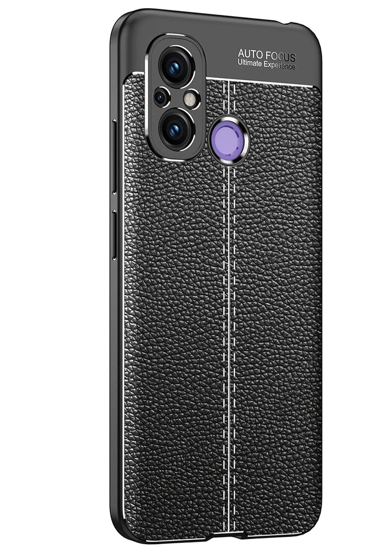Newface Xiaomi Redmi 12C Kılıf Auto Focus Kapak - Siyah
