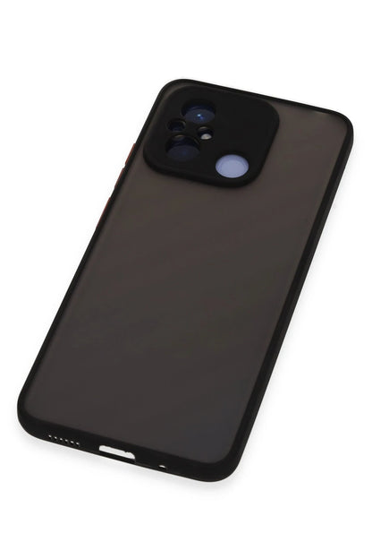 Newface Xiaomi Redmi 12C Kılıf Montreal Silikon Kapak - Siyah