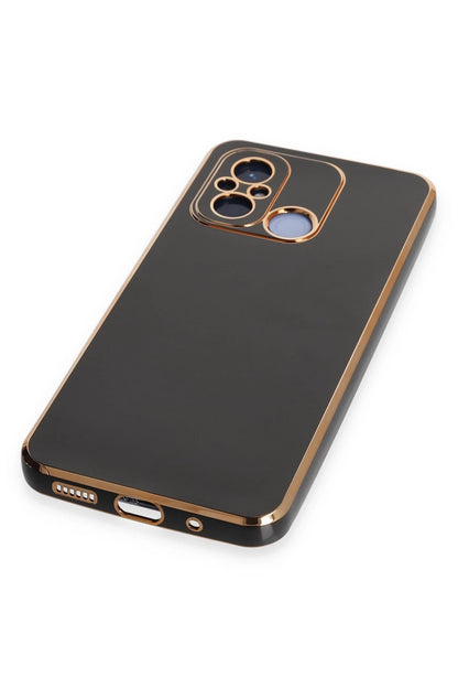 Newface Xiaomi Redmi 12C Kılıf Volet Silikon - Siyah