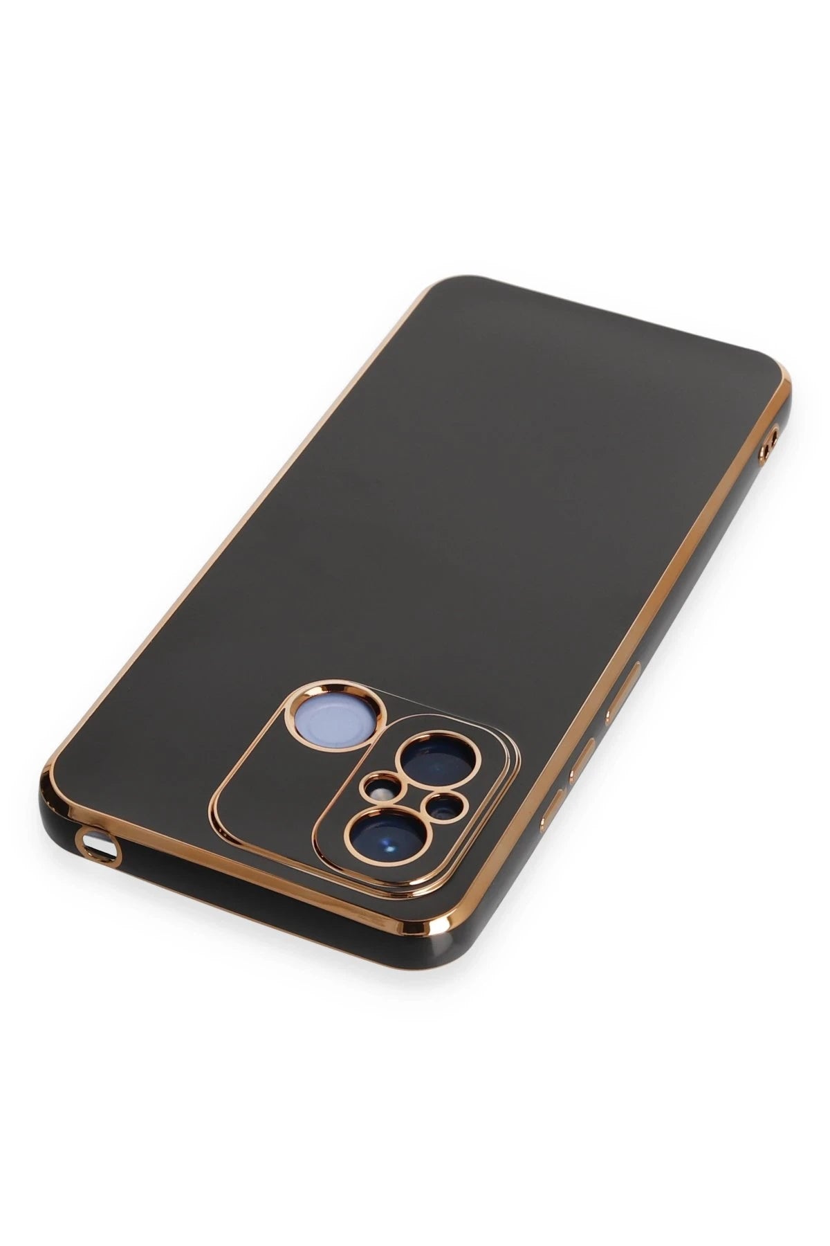Newface Xiaomi Redmi 12C Kılıf Volet Silikon - Siyah