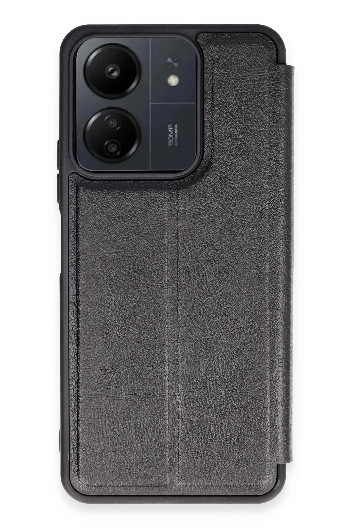 Newface Xiaomi Redmi 13C Kılıf Flip Cover - Siyah