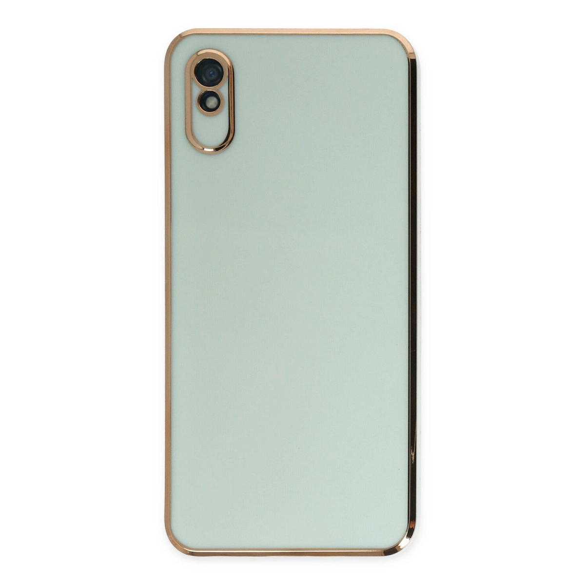 Newface Xiaomi Redmi 9a Kılıf Volet Silikon - Açık Yeşil