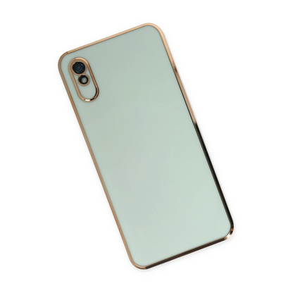 Newface Xiaomi Redmi 9a Kılıf Volet Silikon - Açık Yeşil