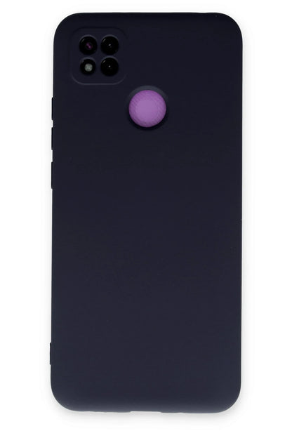 Newface Xiaomi Redmi 9C Kılıf Nano içi Kadife Silikon - Lacivert