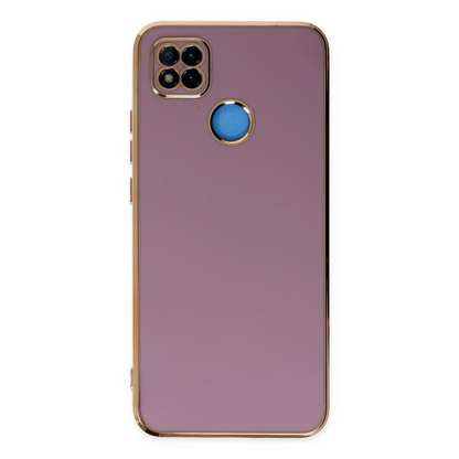 Newface Xiaomi Redmi 9c Kılıf Volet Silikon - Mor