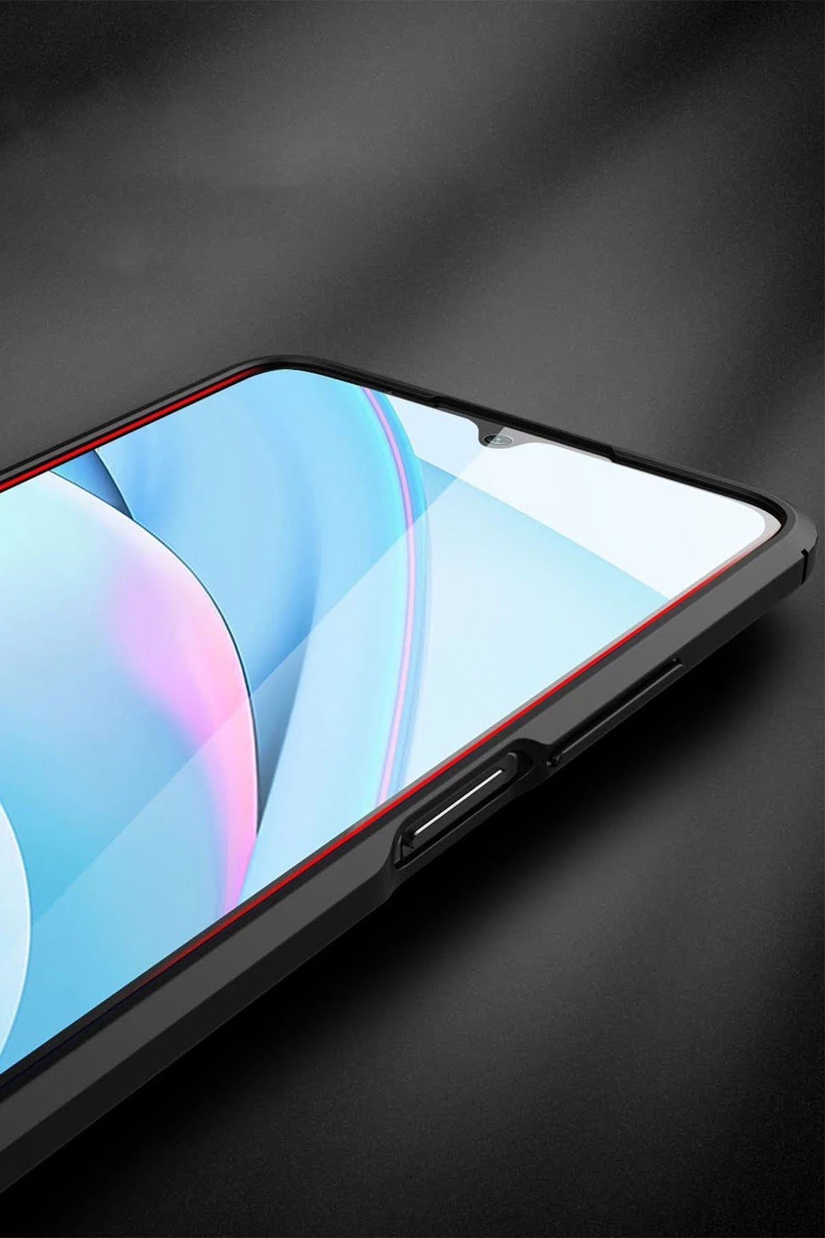 Newface Xiaomi Redmi 9T Kılıf Auto Focus Kapak - Kırmızı