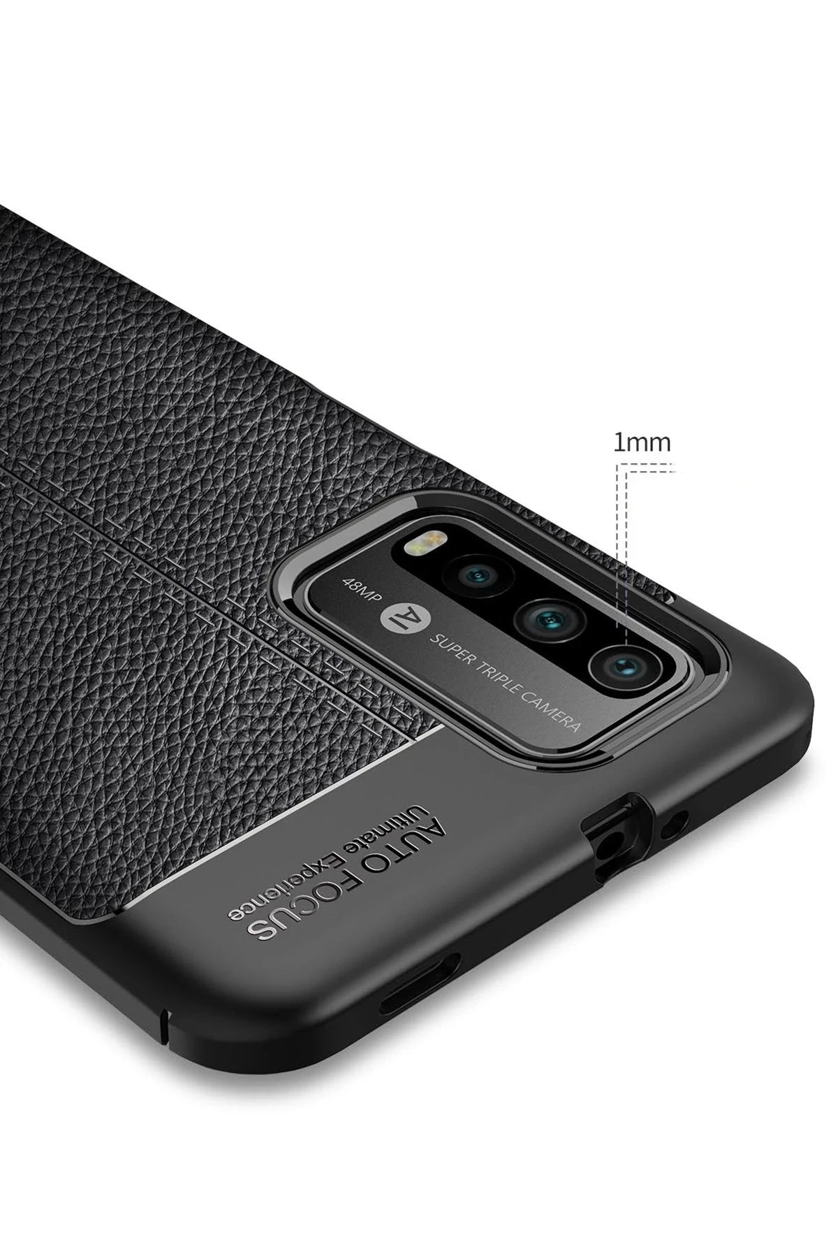 Newface Xiaomi Redmi 9T Kılıf Auto Focus Kapak - Kırmızı