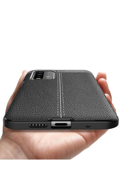 Newface Xiaomi Redmi 9T Kılıf Auto Focus Kapak - Kırmızı