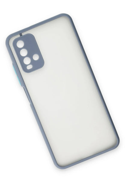 Newface Xiaomi Redmi 9T Kılıf Montreal Silikon Kapak - Gri