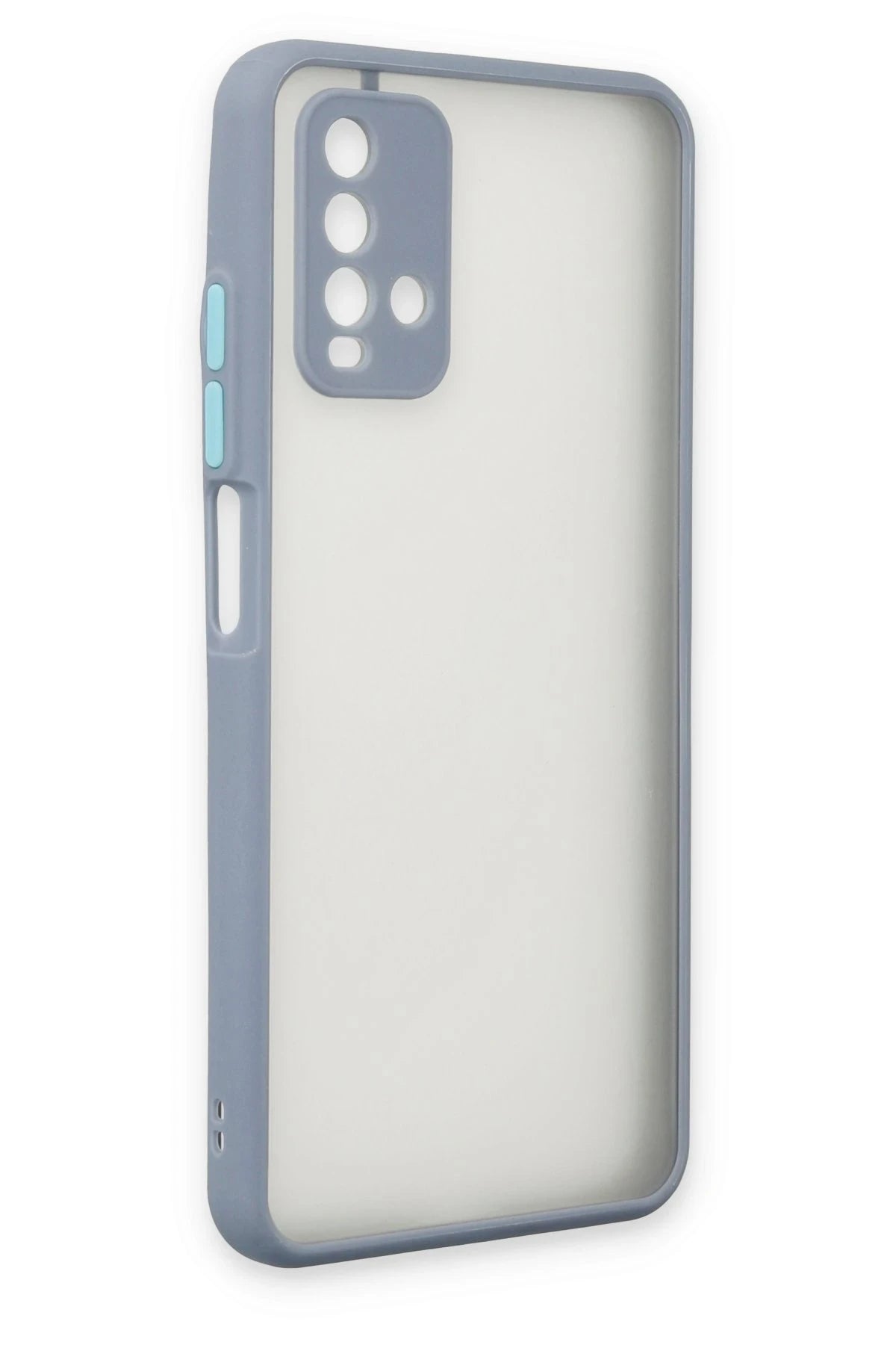 Newface Xiaomi Redmi 9T Kılıf Montreal Silikon Kapak - Gri